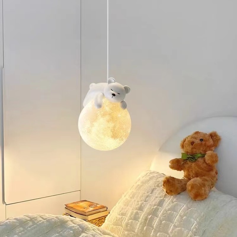 Decor Lighting Fixtures - Candelabro LED minimalista para niños y