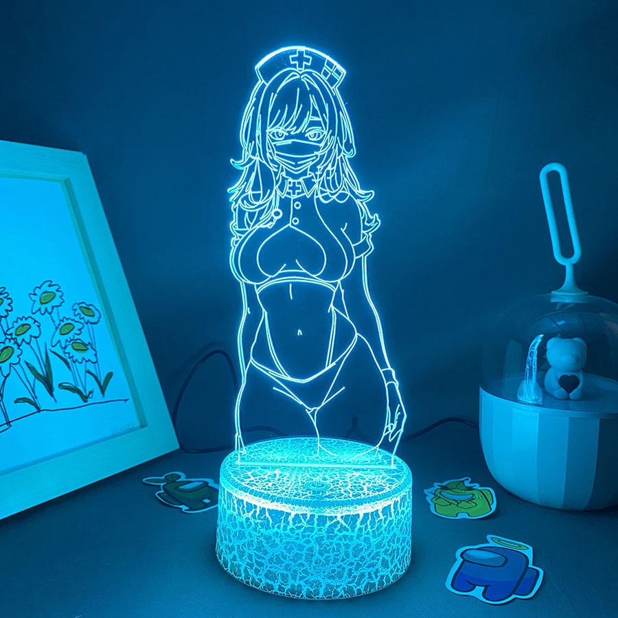 Lava Lamp Desktop - Lámparas LED 3D de Anime para