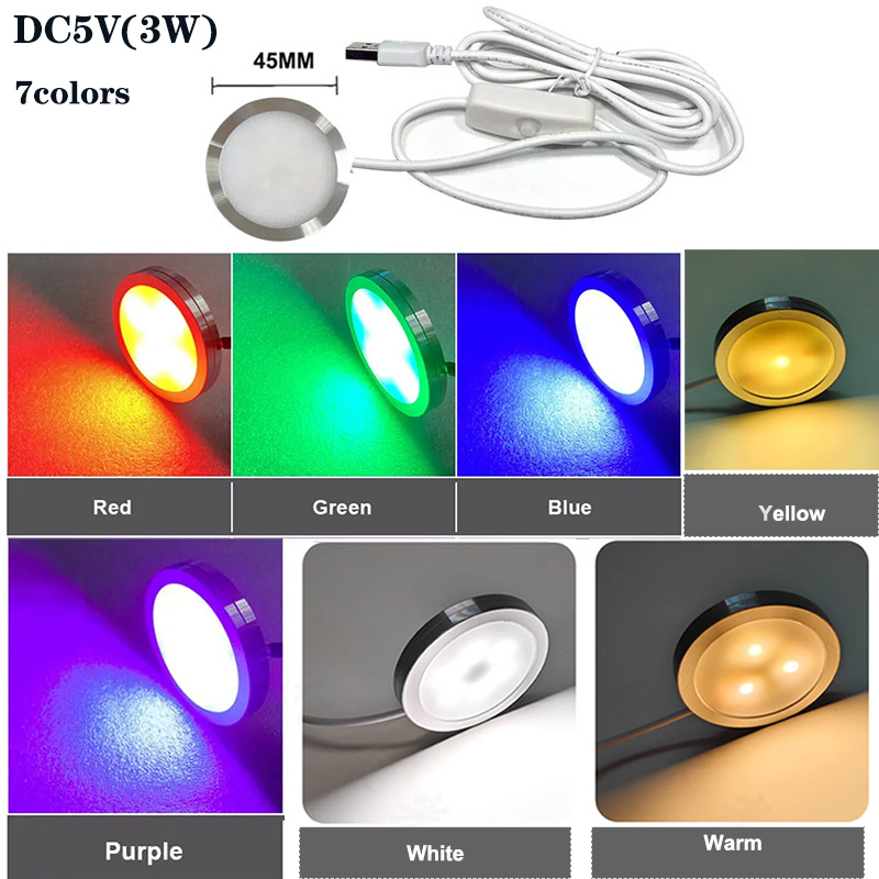 Colour Changing Bulb - Mini Lámpara LED USB Ultrafina de