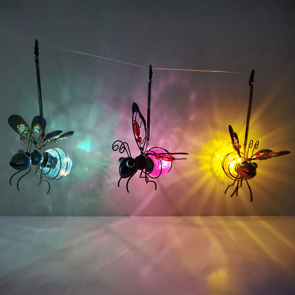 Luz colgante de abejas aliment - Lighting Bug Decor reseña y precio