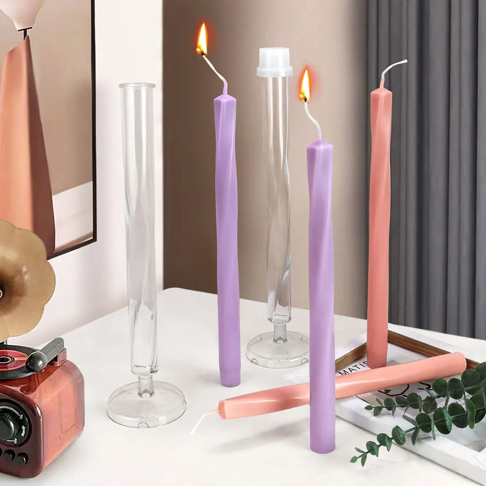 Molde de vela de plástico con  - Candle Holder Set reseña y precio