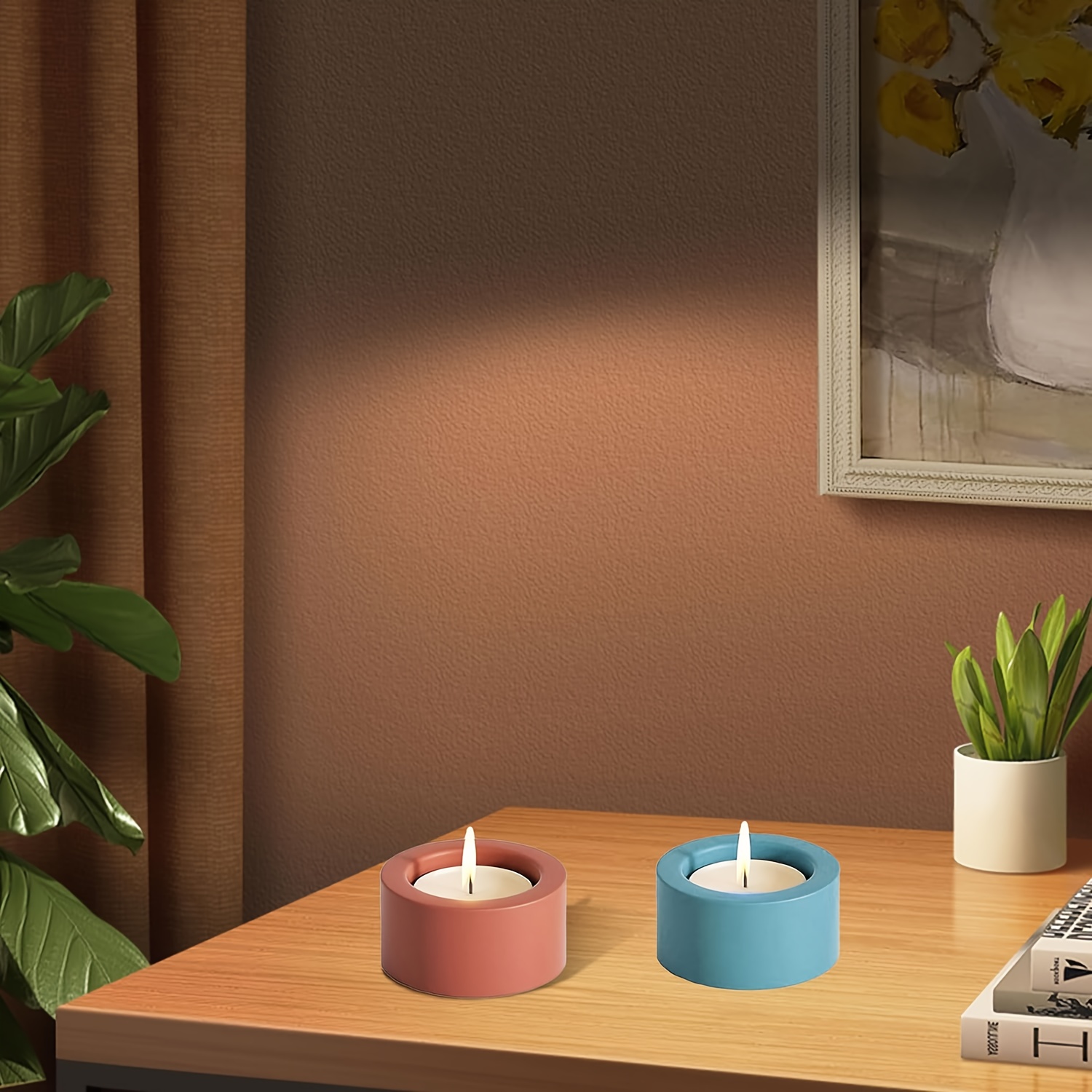 2 juegos de moldes de silicona - Candle Holder Set reseña y precio