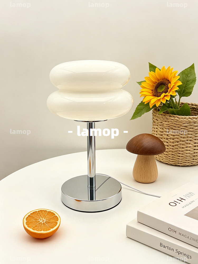 Lámpara de Mesa Bauhaus Cream- - Lighting Decoration In Bedroom reseña y precio