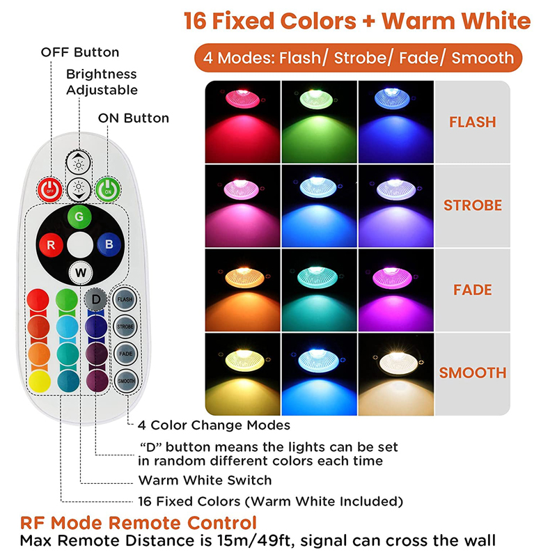 Luz LED RGBW de Bajo Voltaje p - Colour Changing Bulb reseña y precio