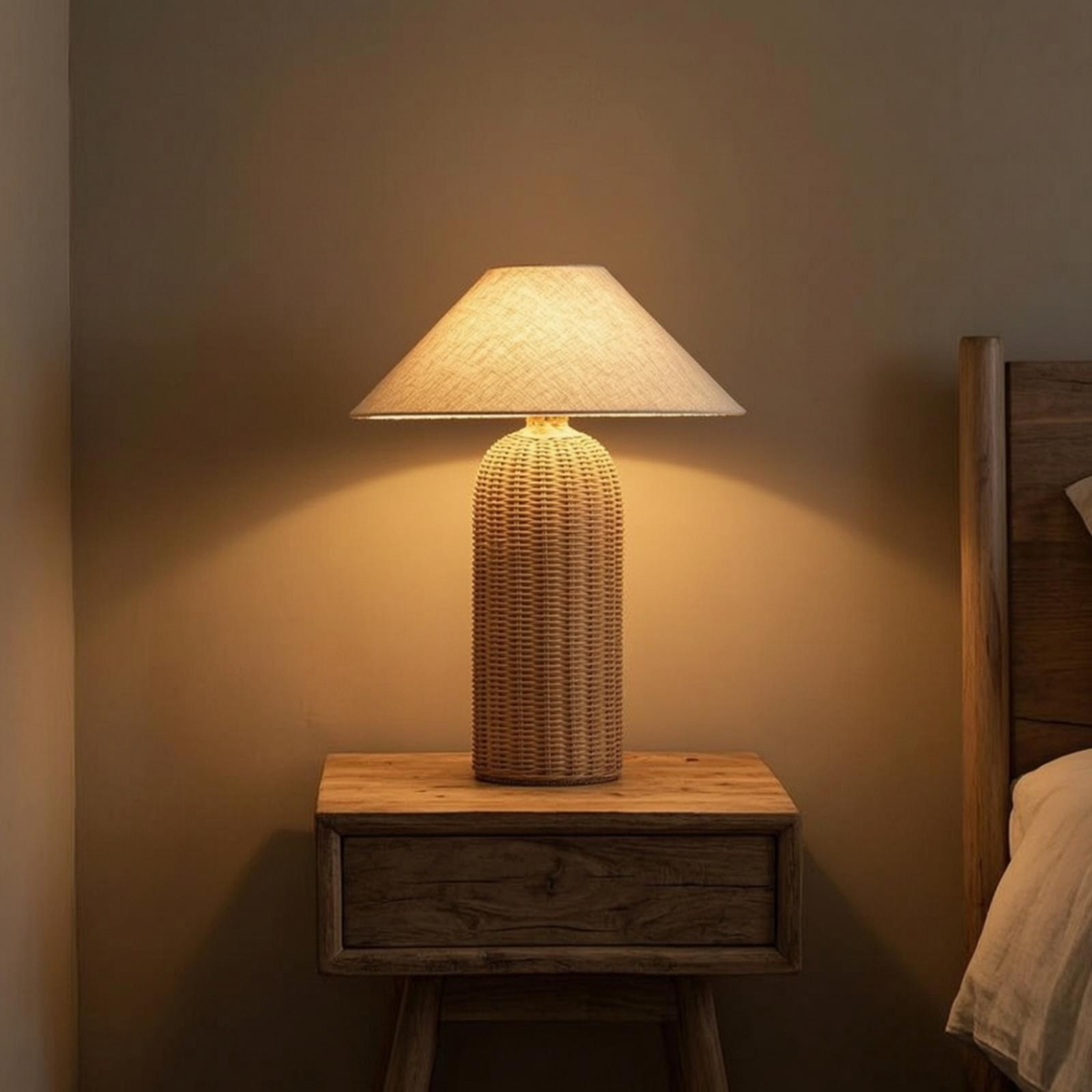Lámpara de Noche con Base de R - Lighting Decoration In Bedroom reseña y precio