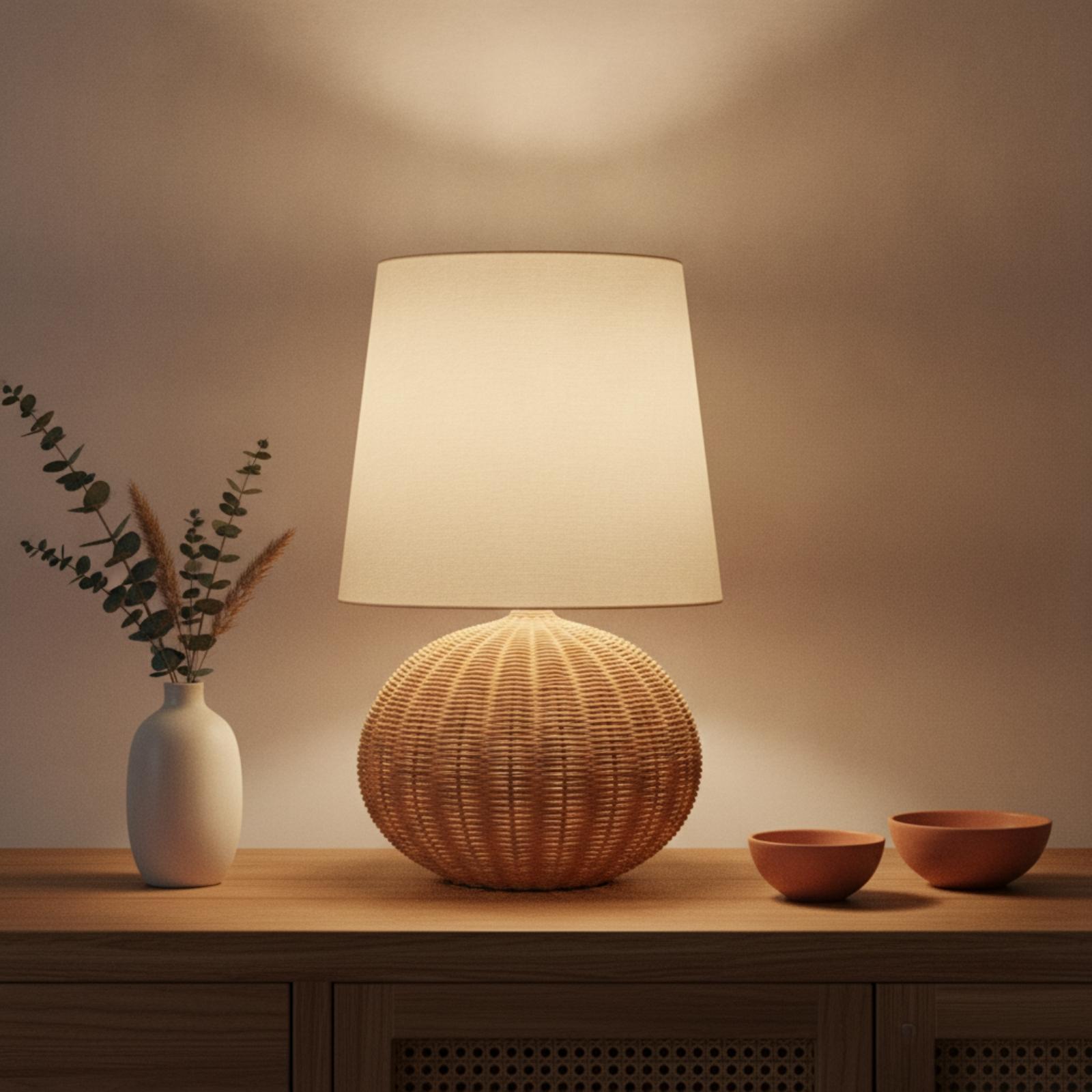 Lámpara de Noche con Base de R - Lighting Decoration In Bedroom reseña y precio