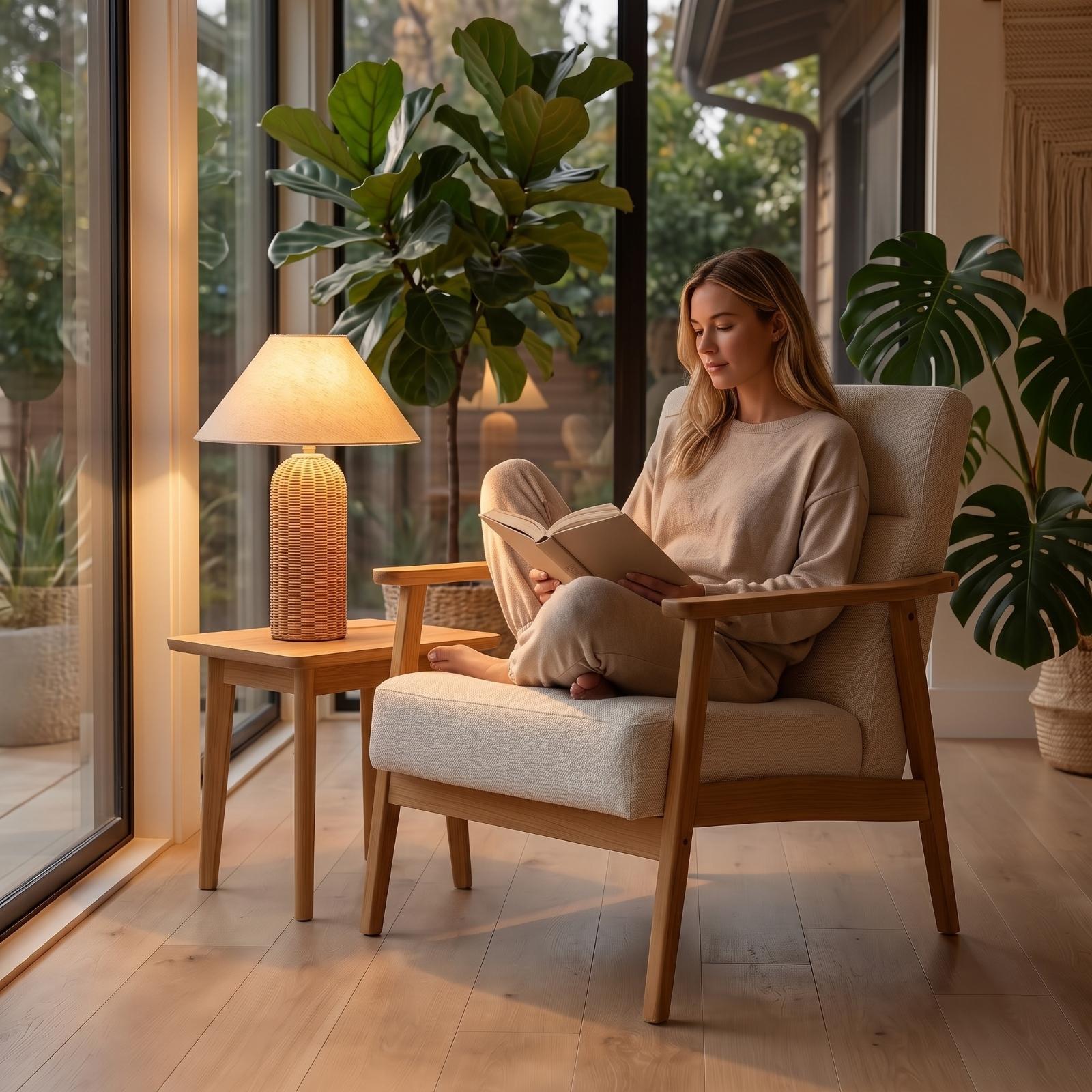 Lámpara de Noche con Base de R - Lighting Decoration In Bedroom reseña y precio