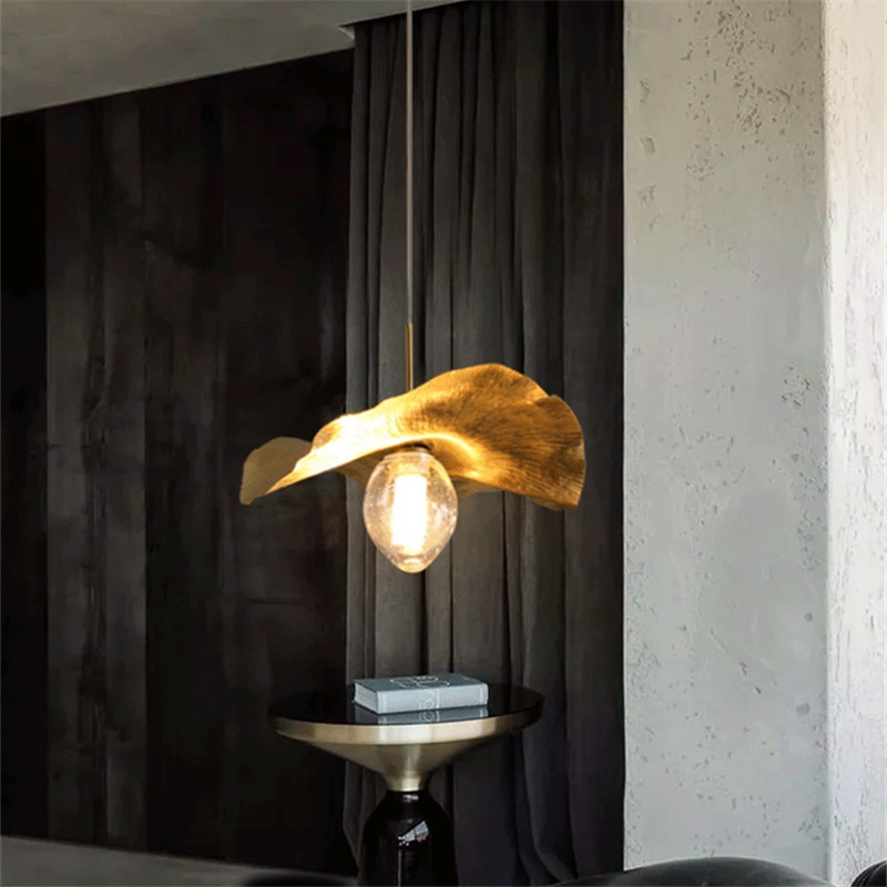 Lámpara colgante de hoja de lo - Decor Lighting Fixtures reseña y precio