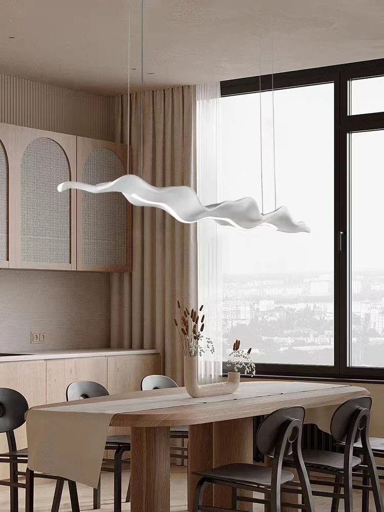 Luces colgantes de hojas de re - Decor Lighting Fixtures reseña y precio