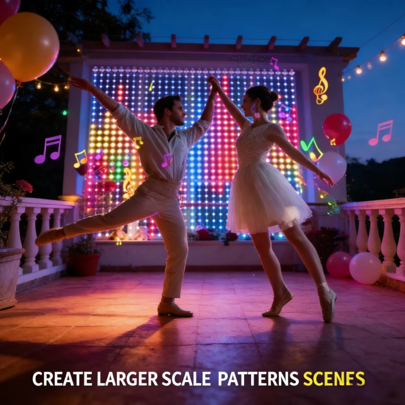 Luces de cortina inteligentes  - Lighting Decor Wedding reseña y precio