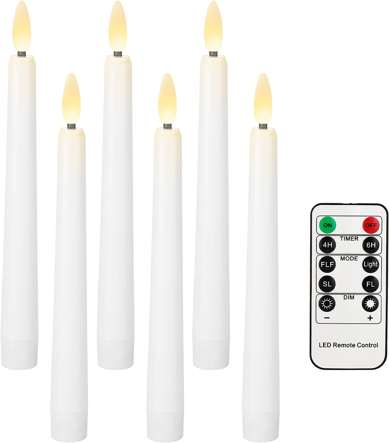 Vela LED parpadeante de 8 pulg - Lighting Decor Wedding reseña y precio