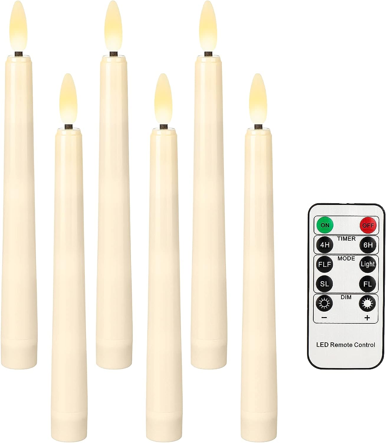 Vela LED parpadeante de 8 pulg - Lighting Decor Wedding reseña y precio