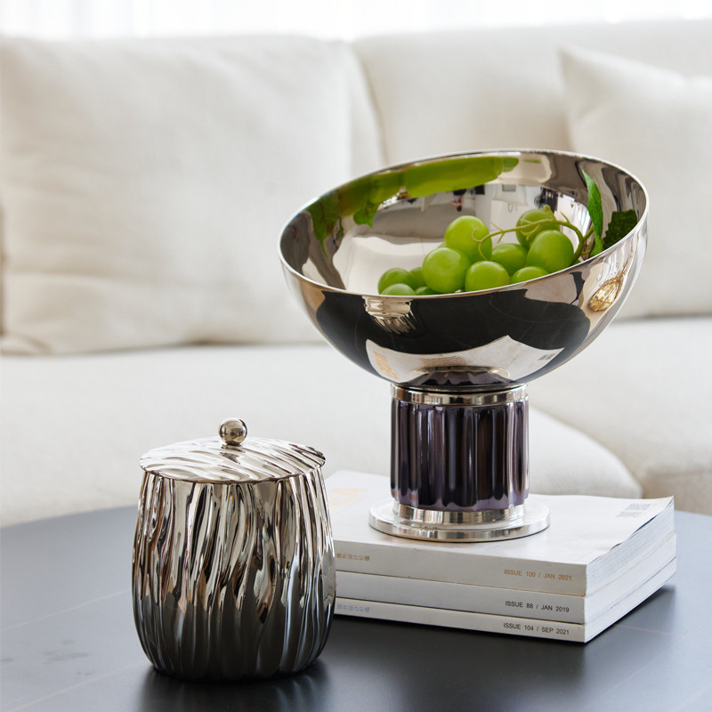 Frutero alto de aluminio plate - Decor Lighting India reseña y precio