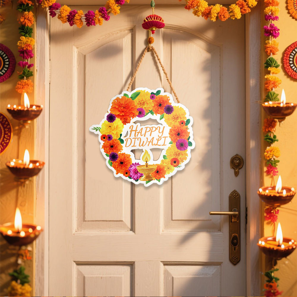 Decoración de loto y pavo real - Lighting Decoration For Diwali reseña y precio