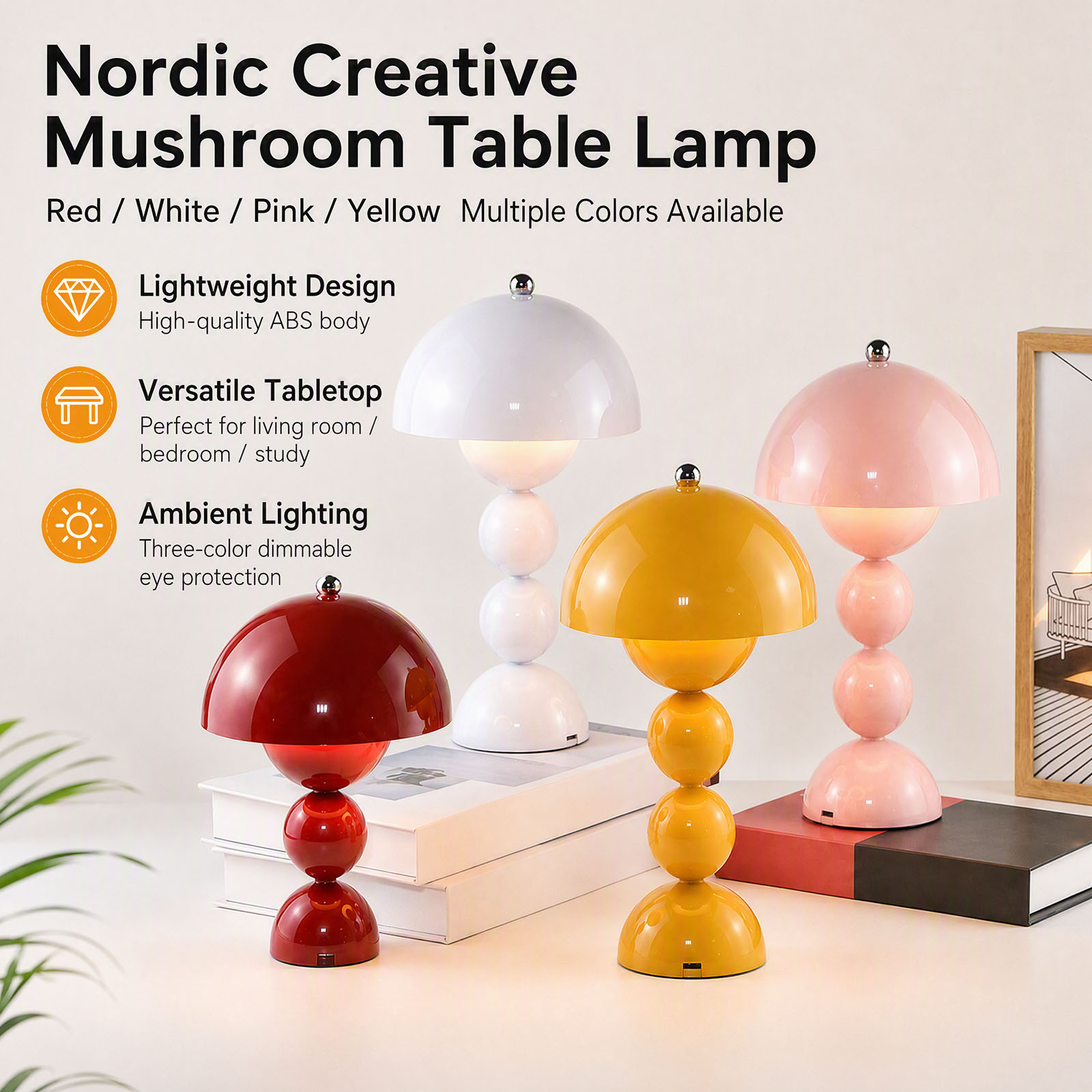 Lámpara de mesa con forma de f - Lighting Decoration In Bedroom reseña y precio