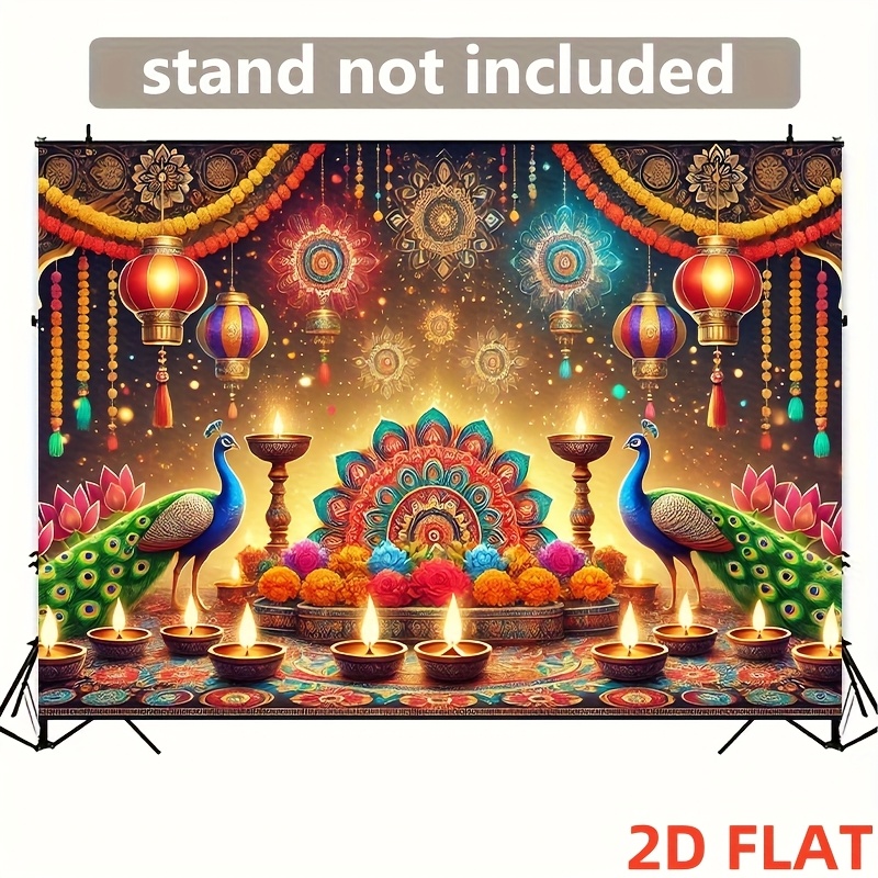 Tapiz Decorativo con Diseño de - Lighting Decoration For Diwali reseña y precio