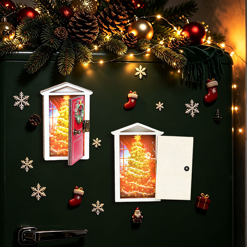 Adhesivos Magnéticos de Madera - Santa'S Elves Holiday Lighting & Decor Llc reseña y precio