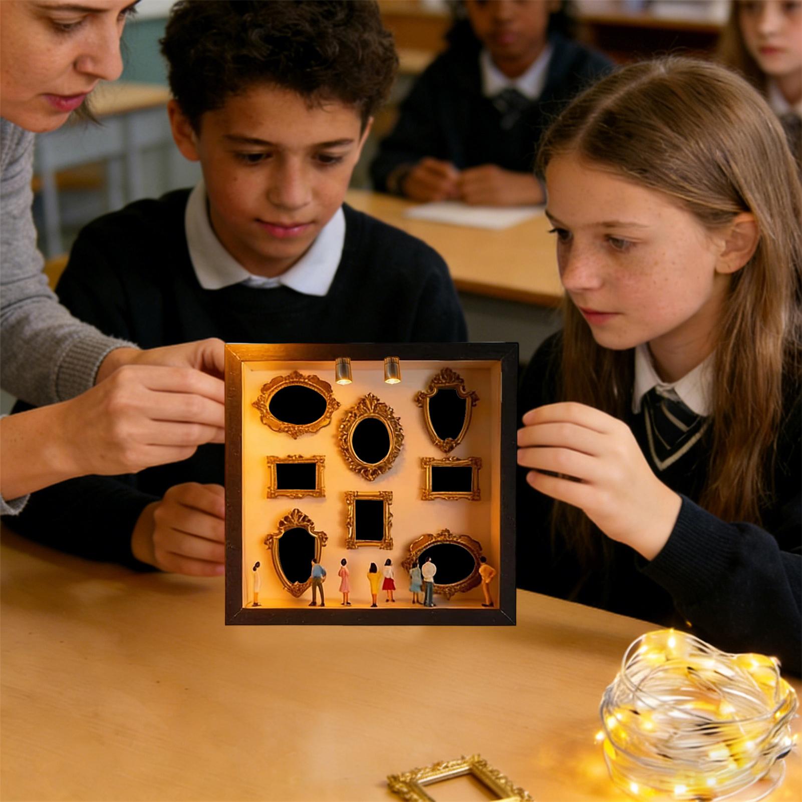 Caja de museo DIY con estuche  - Lighting Decor Photos reseña y precio