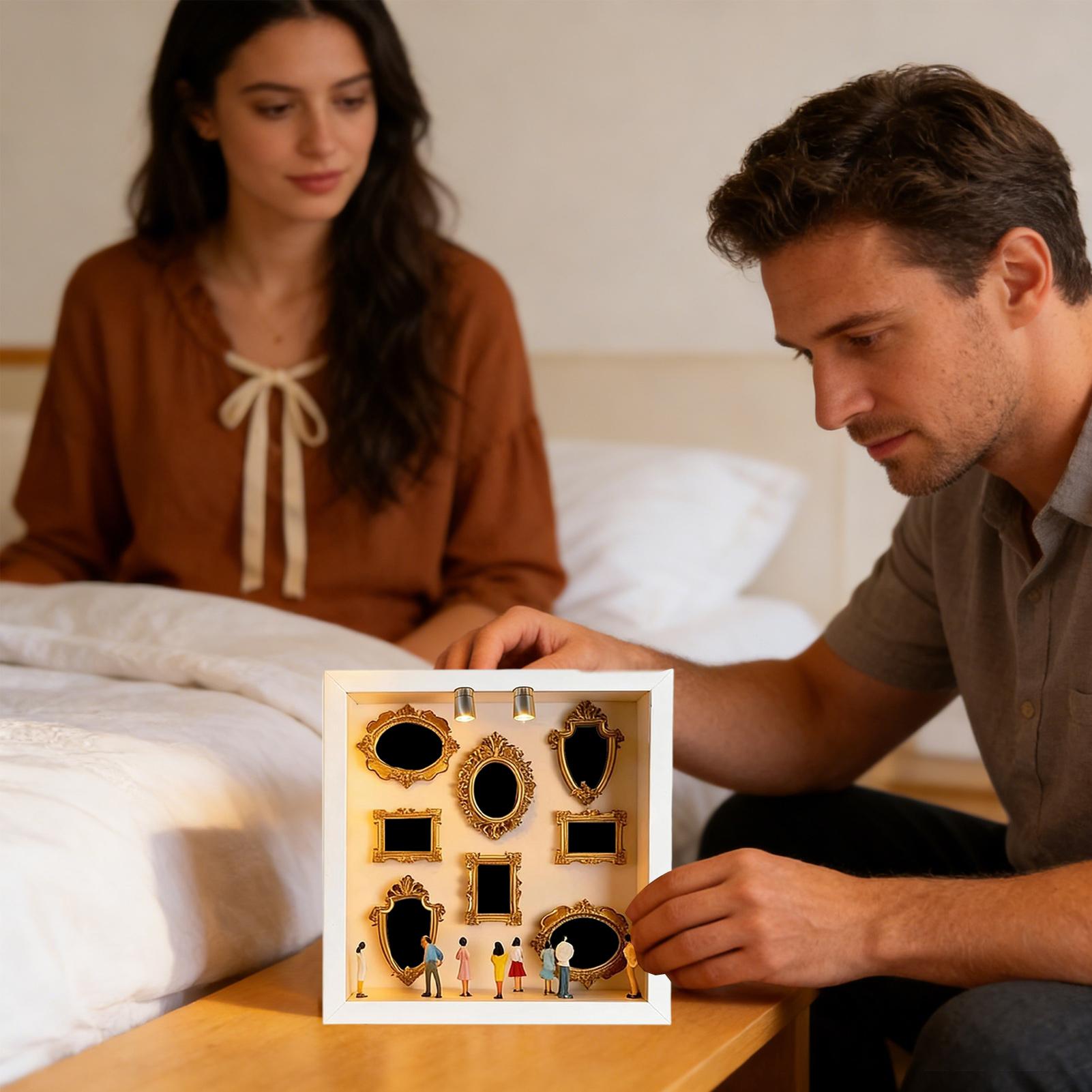 Caja de museo DIY con estuche  - Lighting Decor Photos reseña y precio