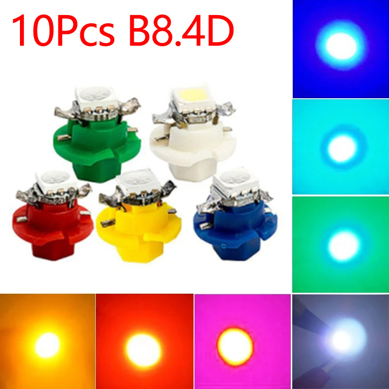 10 Uds 12V 7 colores B8.4 nuev - Colour Changing Bulb reseña y precio