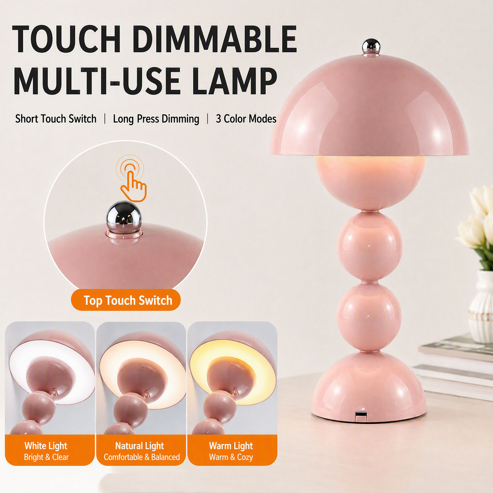 Lámpara de mesa LED con forma  - Lighting Decoration In Bedroom reseña y precio