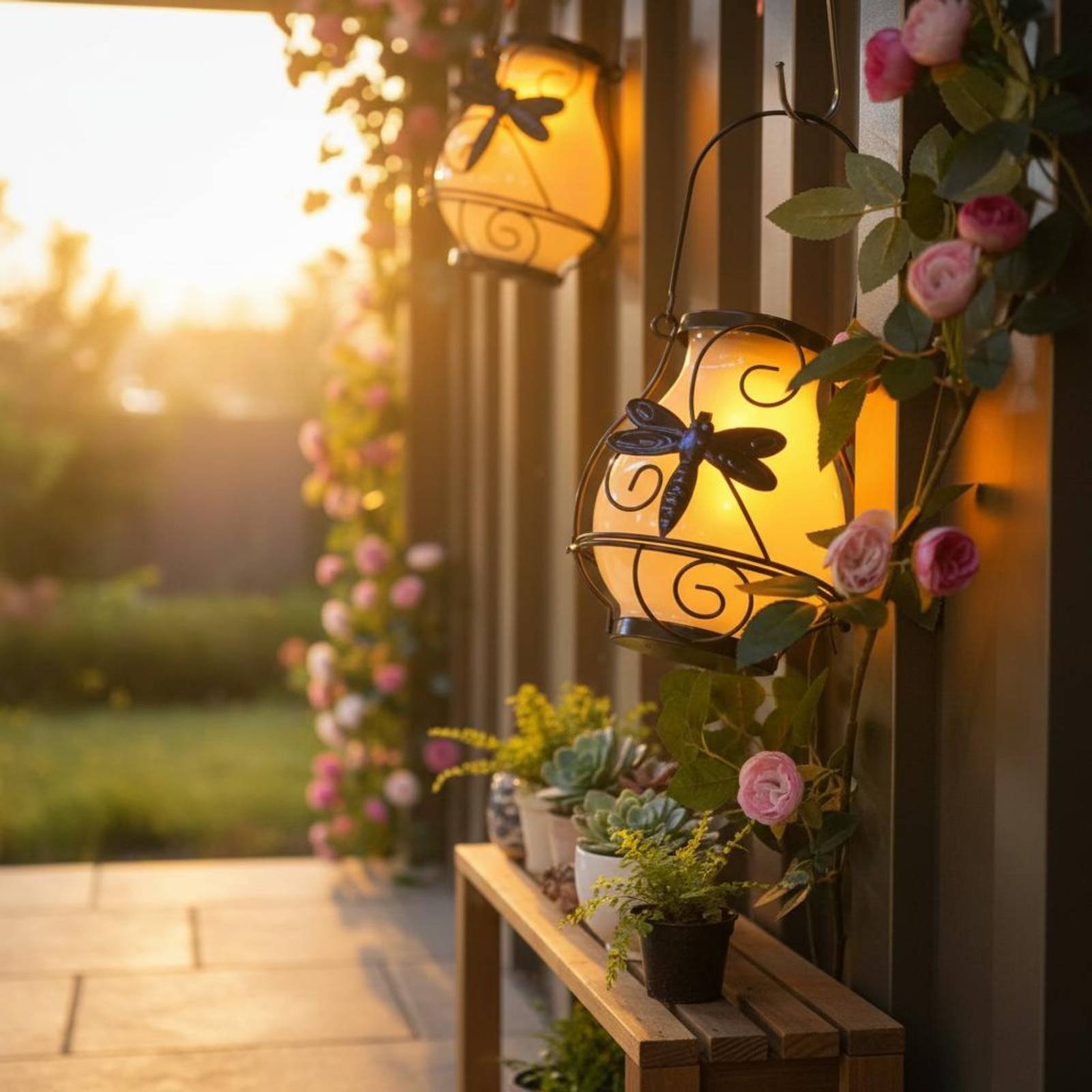 Linterna Solar con Forma de Ma - Lighting Decoration Outdoor reseña y precio