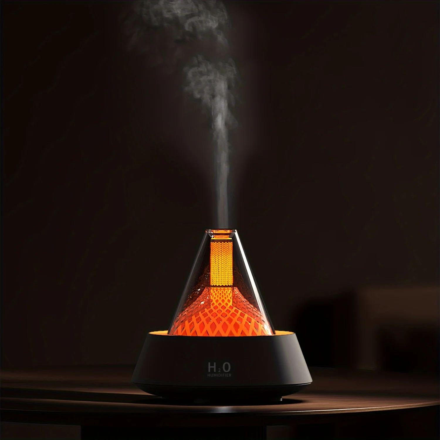 Humidificador Volcánico de Esc - Lava Lamp Desktop reseña y precio