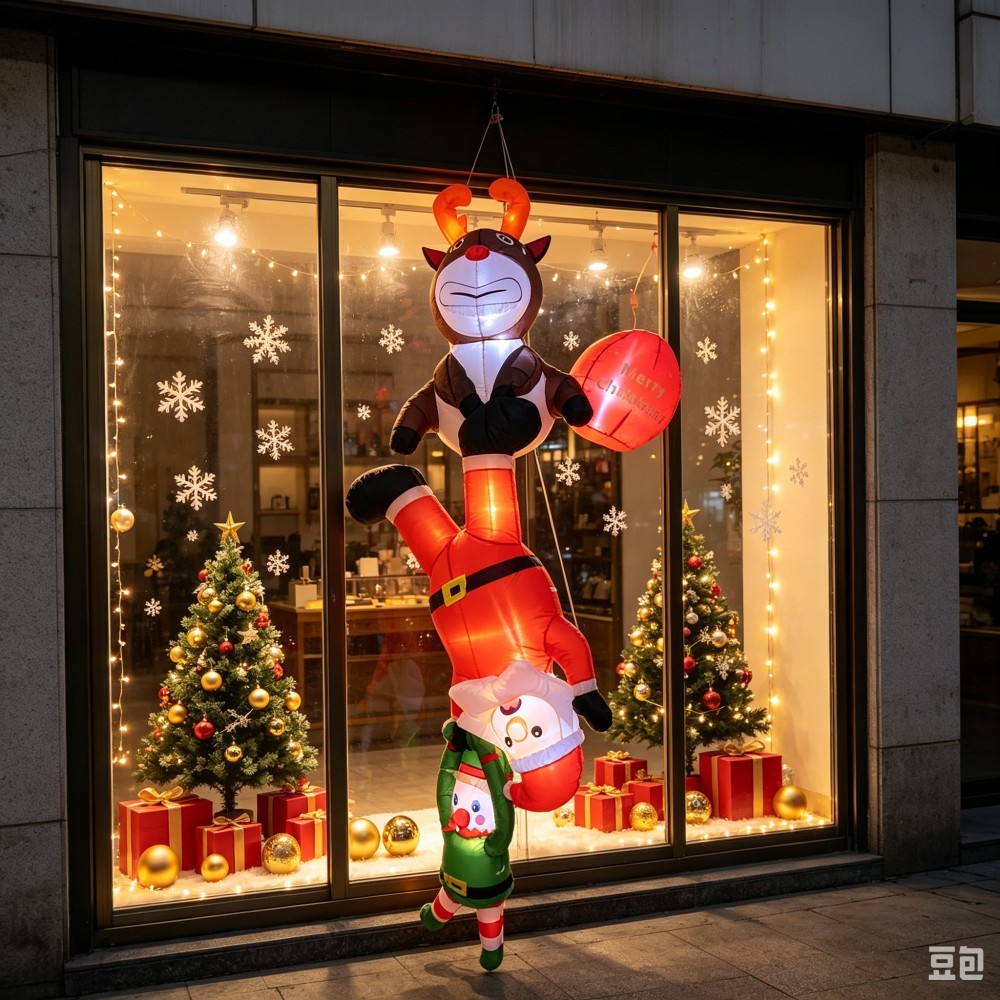 2,4M Santa Claus, Reno y Duend - Santa'S Elves Holiday Lighting & Decor Llc reseña y precio