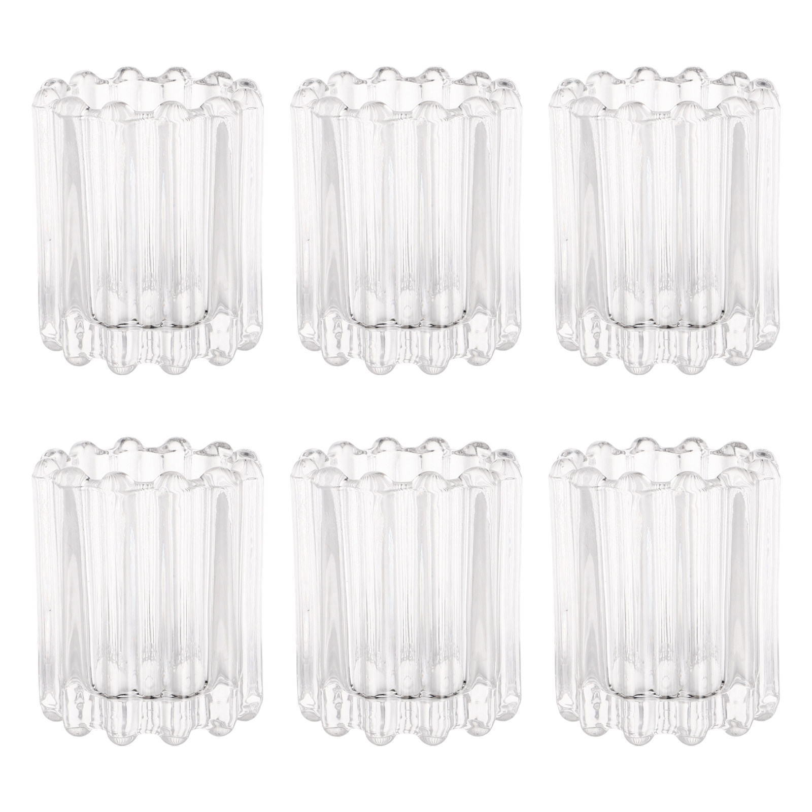 6 piezas de portavelas de cris - Candle Holder Set reseña y precio