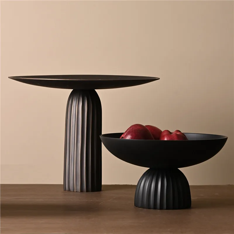 Plato de Frutas Negro y Platea - Decor Lighting India reseña y precio