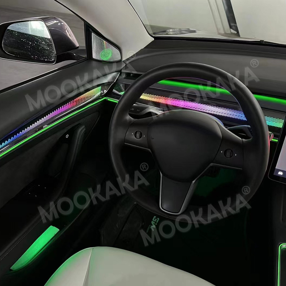 Luz Ambiental para Auto Tesla  - Decor Lighting India reseña y precio