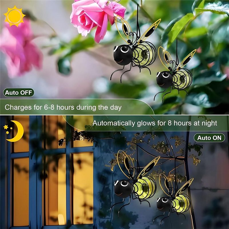 AS94-Luces solares de simulaci - Lighting Bug Decor reseña y precio