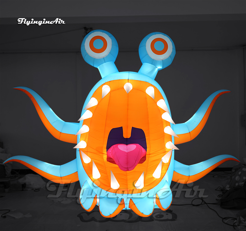 Monstruo Inflable Gigante de 3 - Lighting Bug Decor reseña y precio