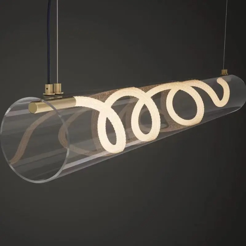 Lámpara de Techo de Tubo Largo - Decor Lighting Fixtures reseña y precio