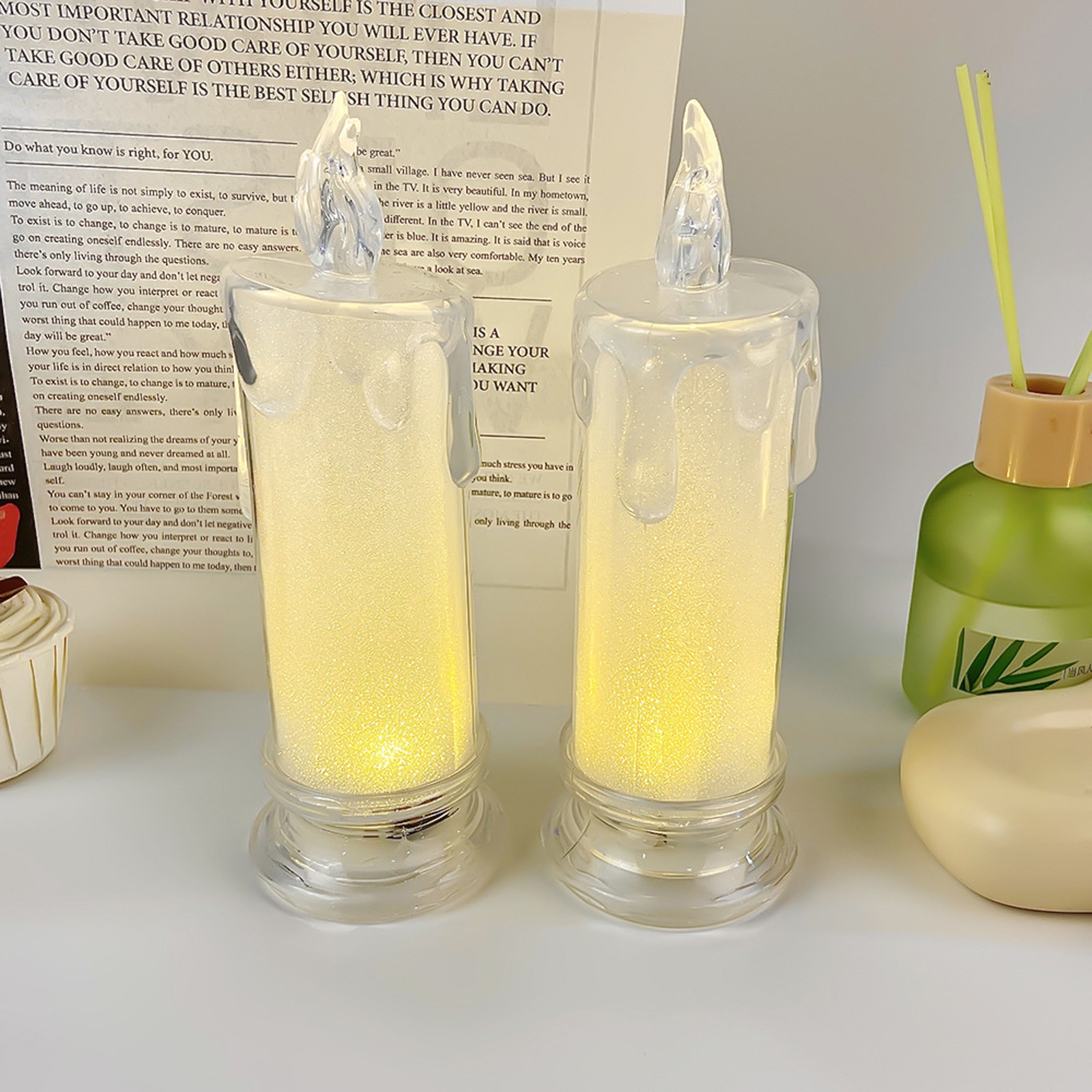 Vela LED con Brillo, Vela Cóni - Lighting Decor Wedding reseña y precio