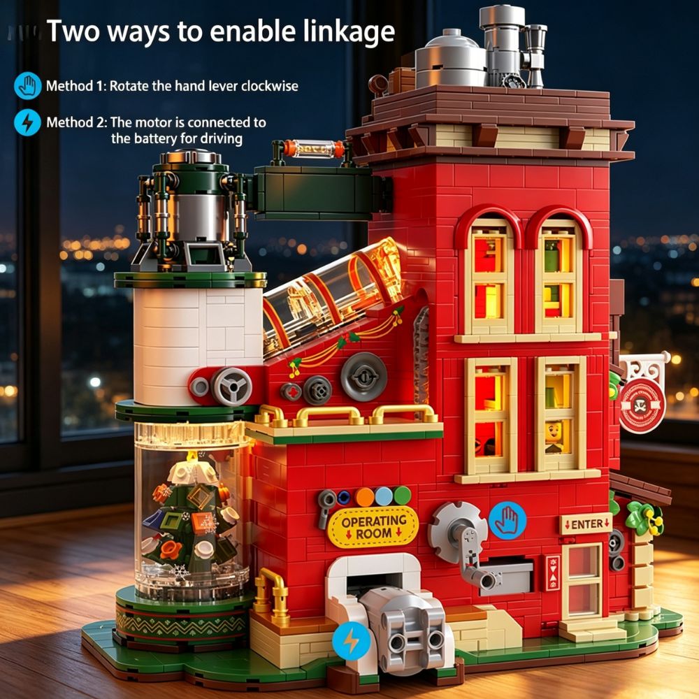 KAVOWORLD 2775 Piezas Bloques  - Santa'S Elves Holiday Lighting & Decor Llc reseña y precio