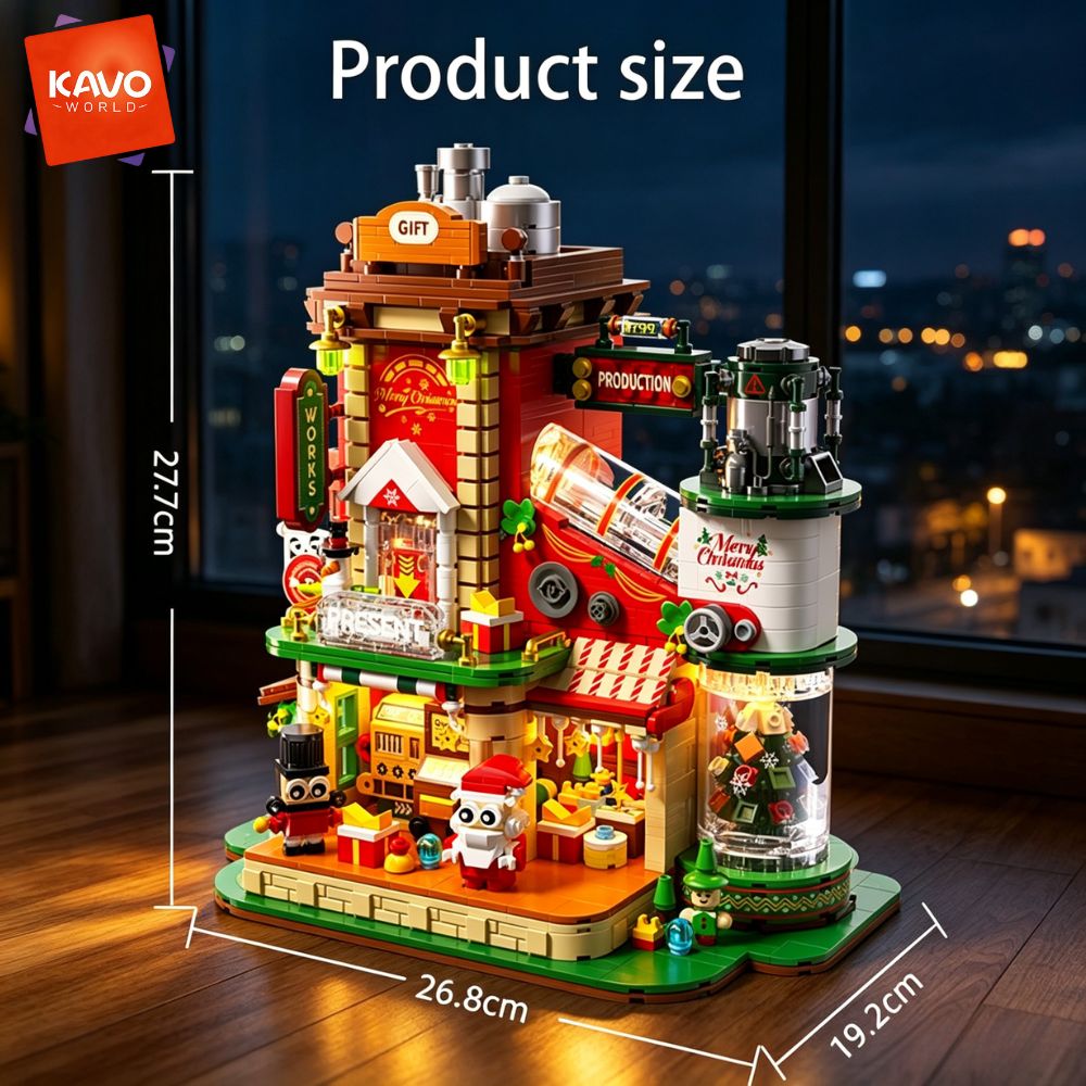 KAVOWORLD 2775 Piezas Bloques  - Santa'S Elves Holiday Lighting & Decor Llc reseña y precio