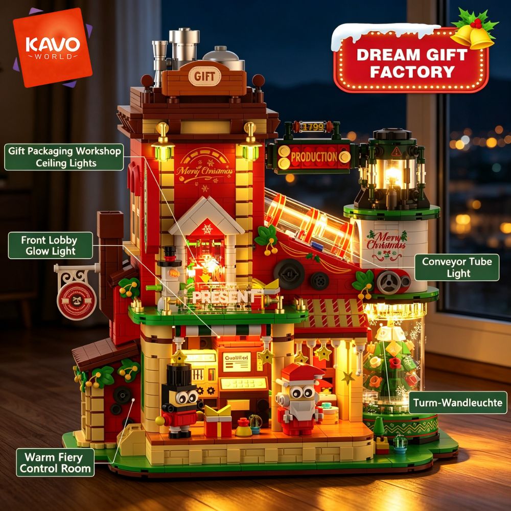 KAVOWORLD 2775 Piezas Bloques  - Santa'S Elves Holiday Lighting & Decor Llc reseña y precio