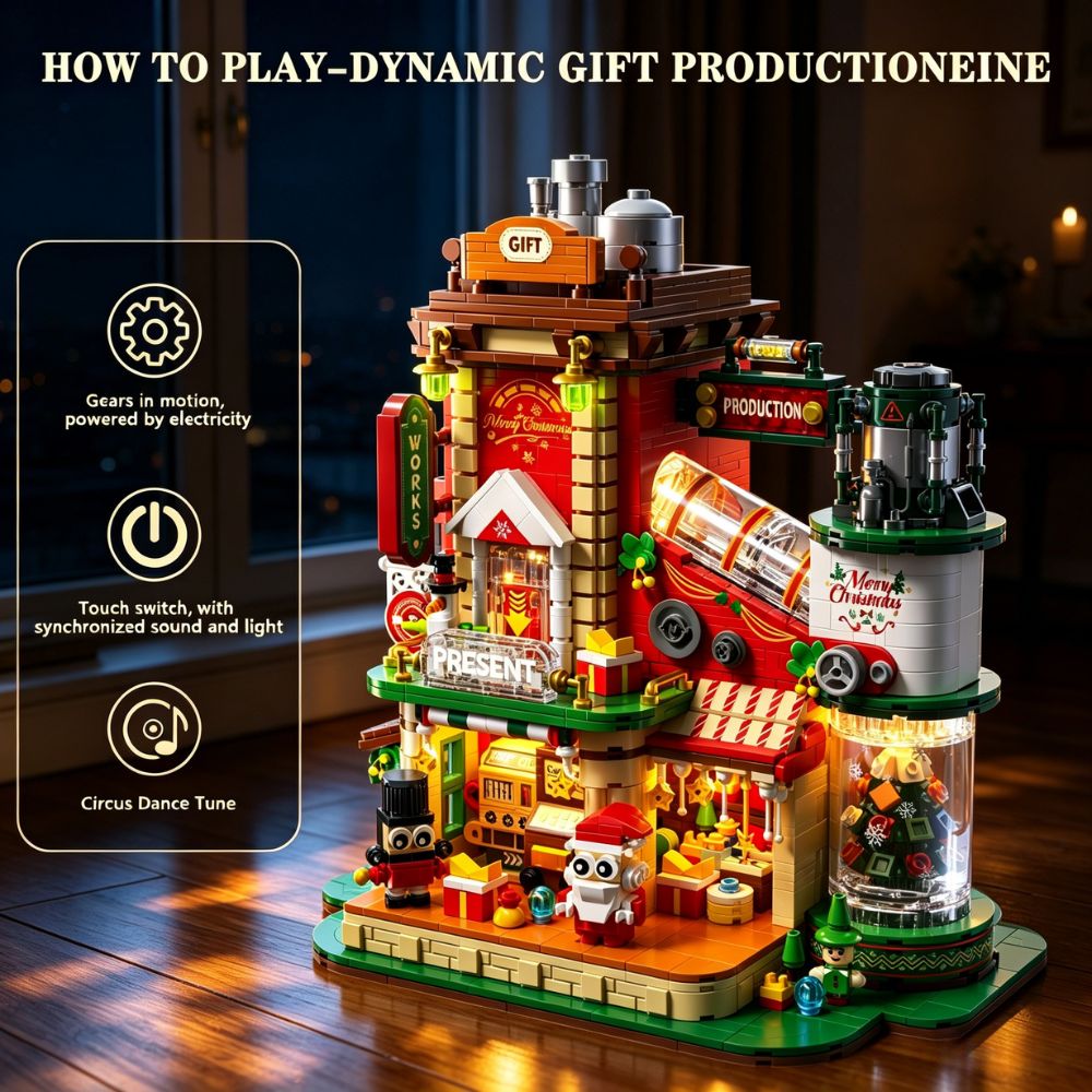 KAVOWORLD 2775 Piezas Bloques  - Santa'S Elves Holiday Lighting & Decor Llc reseña y precio